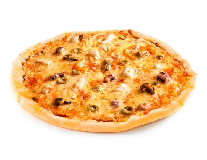 Пицца с морепродуктами