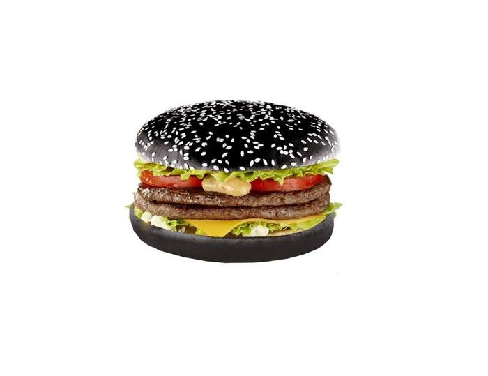Двойной Чёрный бургер