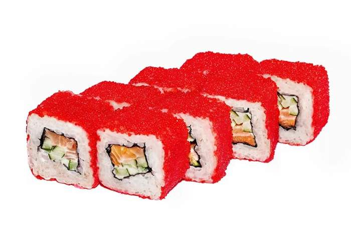 Ролл Калифорния с лососем