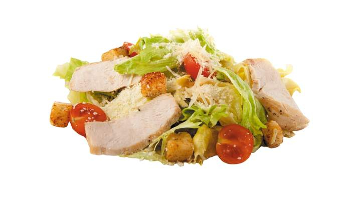 Салат Цезарь с курицей