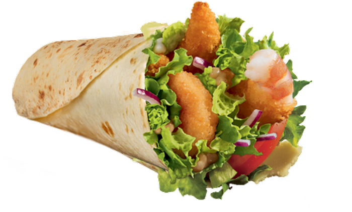 Цезарь Ролл с креветками