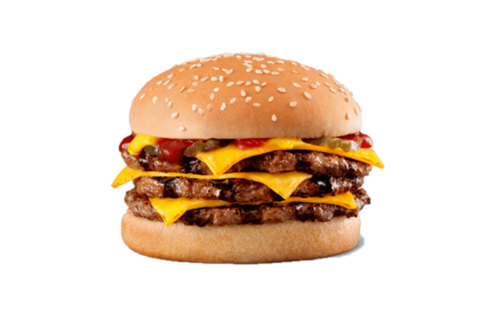 Тройной чизбургер