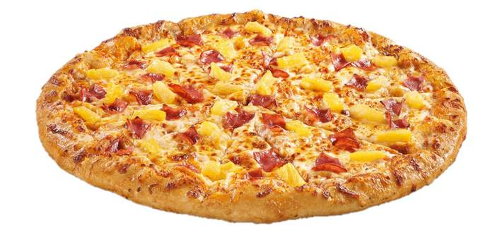 Пицца с ананасами